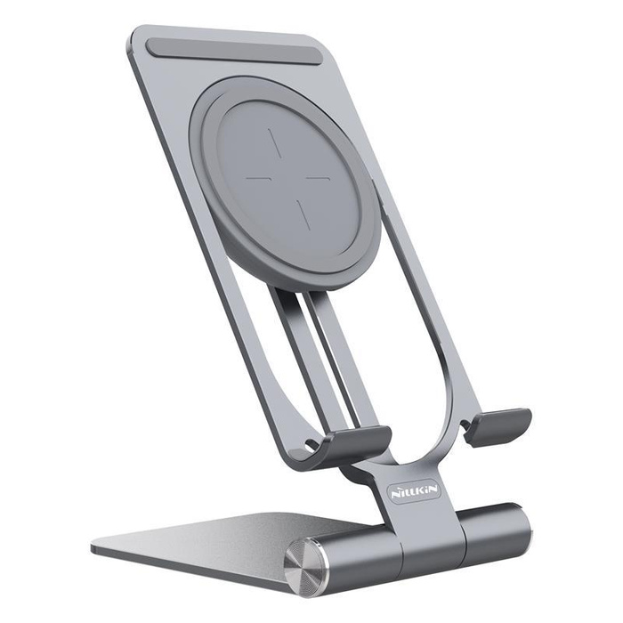 Wireless charger Nillkin PowerHold Mini Qi with stand (grey)