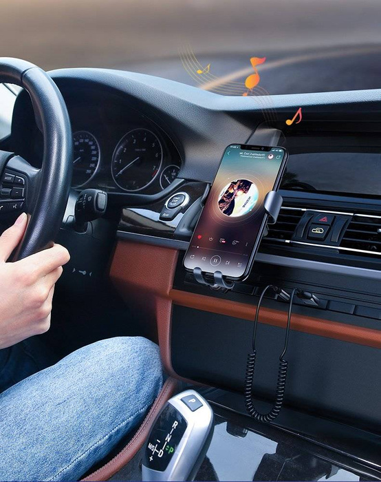 Ugreen Bluetooth 5.0 zvukový přijímač USB kabel audio adaptér AUX jack černý (70601 CM309)