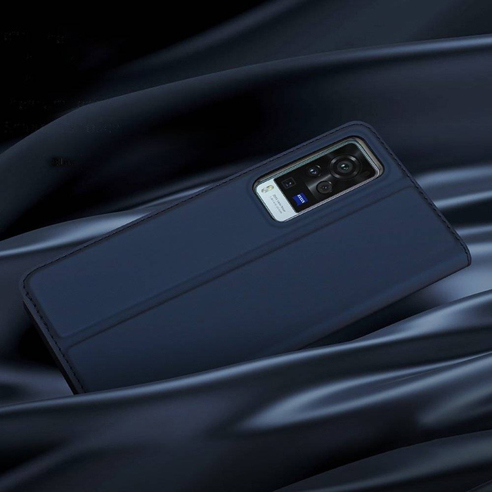 Dux Ducis Skin Pro pouzdro na pouzdro s chlopní Vivo X60 černé