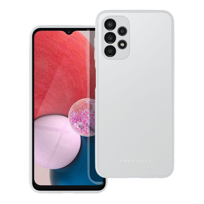 Roar Gehäuse MATTE Glas Case - für Samsung Galaxy A13 4G Stahl