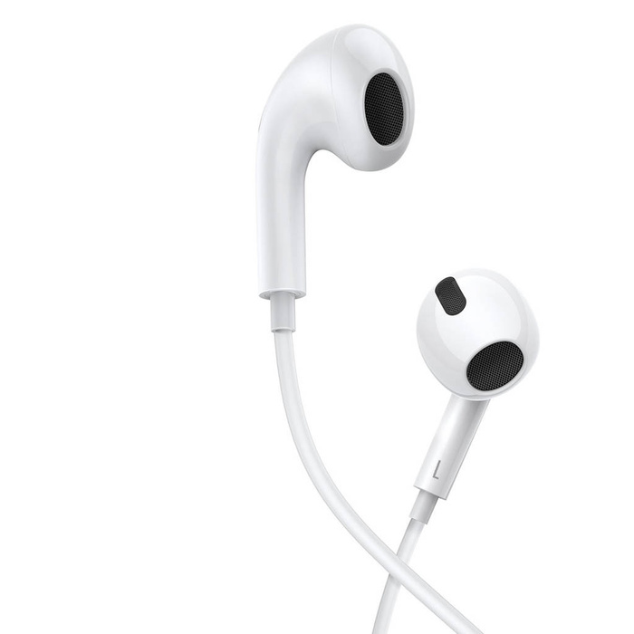 Baseus Encok H17 3.5mm minijack auriculares con cable blanco (NGCR020002)