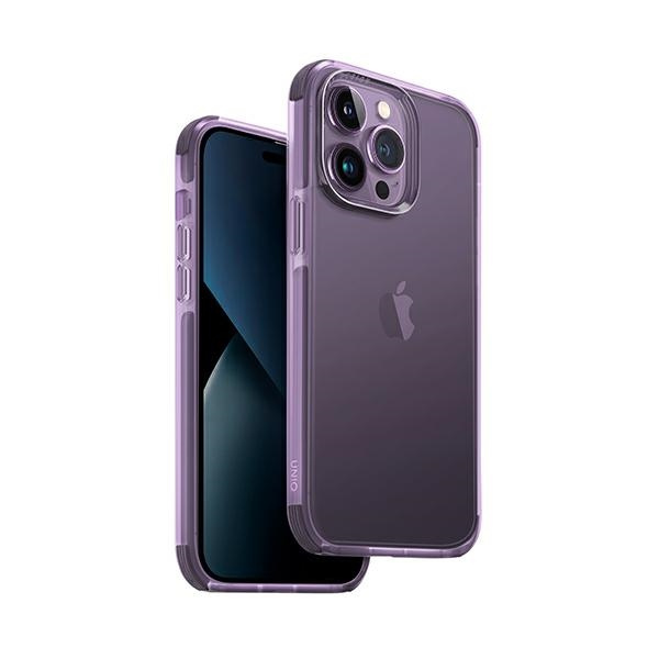 UNIQ obal Combat iPhone 14 Pro Max 6,7" fialová/fig fialová