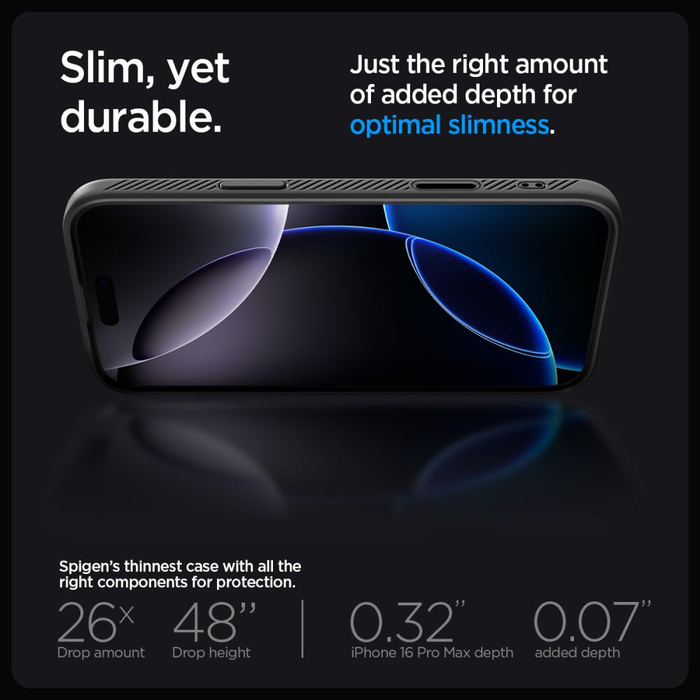SPIGEN LIQUID AIR "T" MAG MAGSAFE IPHONE 16 PRO MAX NOIR MAT