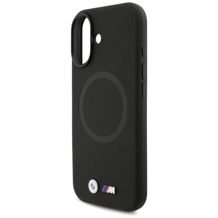 Etui BMW M FW Metal Logo MagSafe do      iPhone 17 czarny