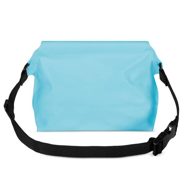Bolsa impermeable de PVC / riñonera - azul claro