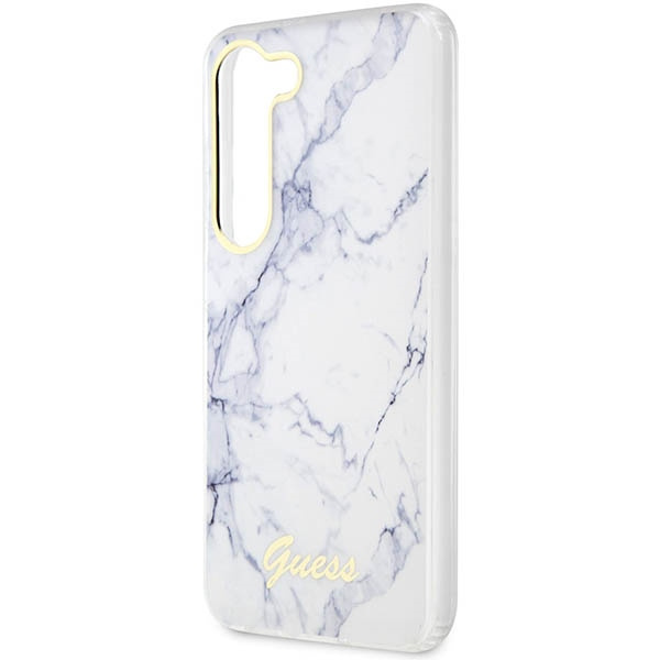 Hülle Guess GUHCS23MPCUMAH S23 Plus S916 weiß/weiß hartcase Marmor Case