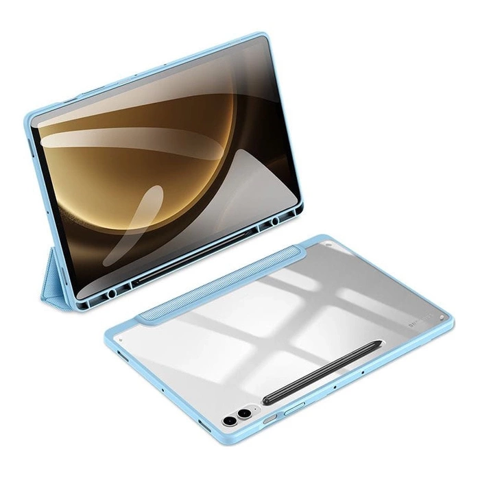 Funda Dux Ducis Toby con soporte plegable para Samsung Galaxy Tab S9 FE - azul