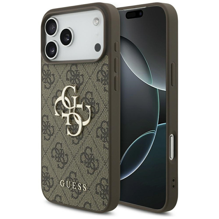 Etui Guess 4G Big Logo do iPhone 17 Pro  Max brązowy