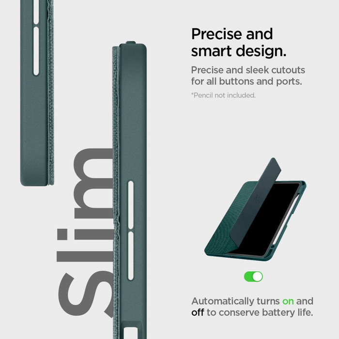 Spigen IPad URBAN FIT PRO 11 5 / 2024 MIDNIGHT GREEN