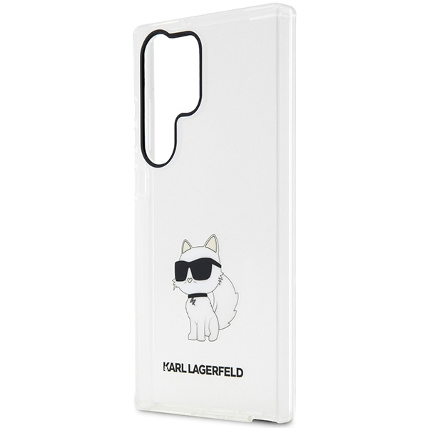 Cover Karl Lagerfeld Klhcs23lhnchtct S23 Ultra S918 Transparent Hardcase Ikonik Choupette Case