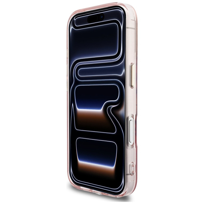 Etui Karl Lagerfeld IML KL Script Logo   MagSafe do iPhone 17 Pro Max różowy