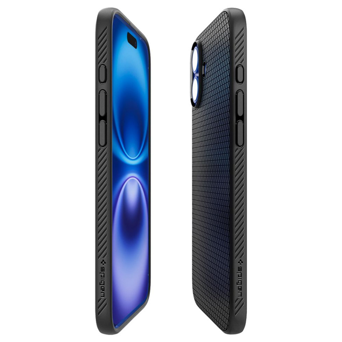 Spigen Liquid Air IPhone MATTE 16 PIÙ NERO