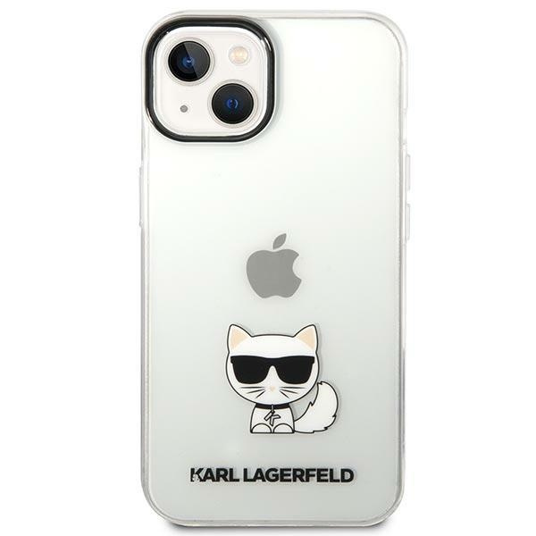 Hülle KARL LAGERFELD Apple iPhone 14 Plus Choupette Body Klar Hartcase