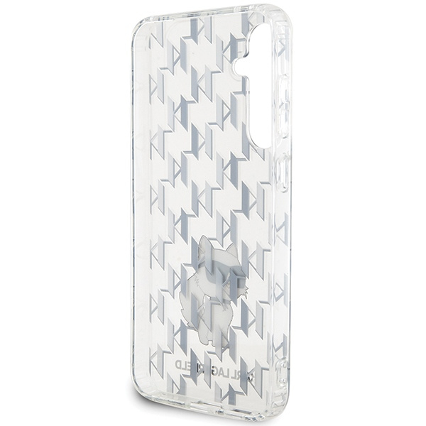 Etui Karl Lagerfeld KLHCS23FEHNCMKLT Samsung Galaxy S23 FE S711 transparent hardcase Monogram Choupette Case