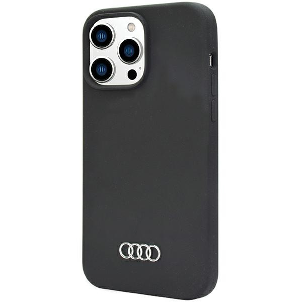 Audi Silicone Case iPhone 14 Pro Max 6.7" czarny/black hardcase AU-LSRIP14PM-Q3/D1-BK