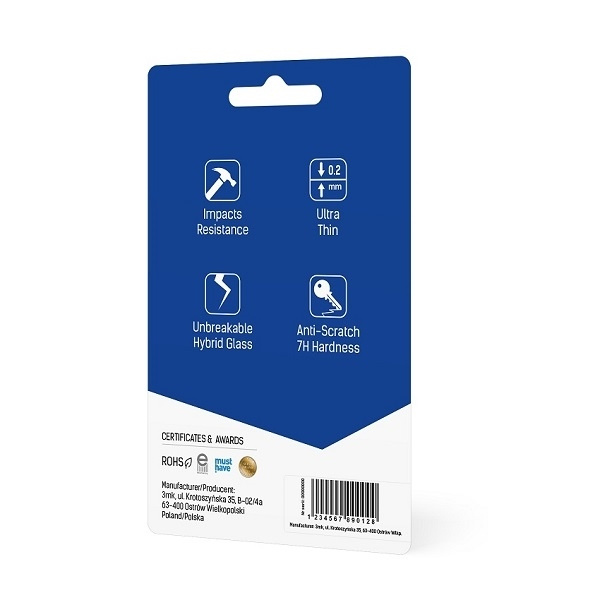 Verre Hybride 3mk Samsung Galaxy M30s M307 Protection de l'objectif de l'appareil photo 4pcs