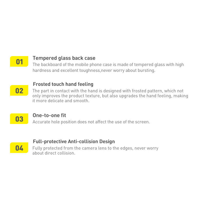 Baseus Frosted Glass Protective Case for iPhone 13 Pro Max transparent (ARWS000802)