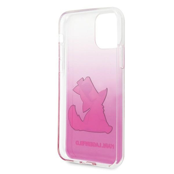 Cover KARL LAGERFELD Apple iPhone 12 Pro Max 6.7 Choupette Fun KLHCP12LCFNRCPI Rosa Hardcase