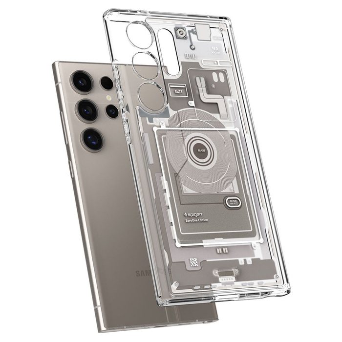 Spigen Ultra Hybrid GALAXY S24 ULTRA ZERO ONE TITANE NATUREL