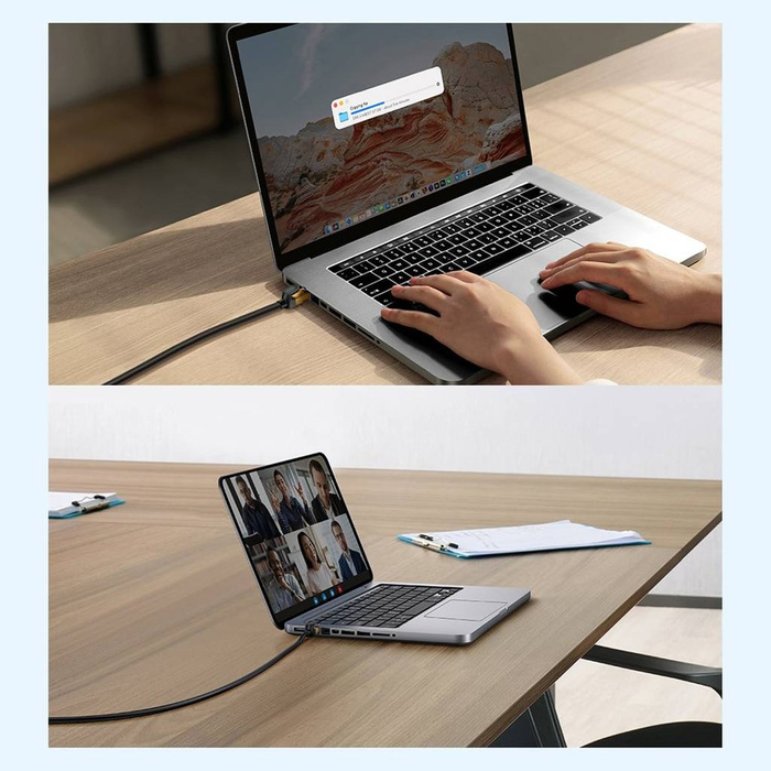 Baseus Speed Seven High Speed RJ45 Network Cable 10Gbps 0.5m Black (WKJS010001)