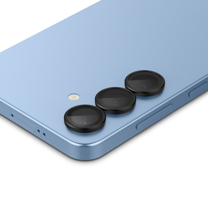 Spigen PROTECTEUR D'APPAREIL PHOTO OPTIK PRO GLAS.TR "EZ FIT" PROTECTEUR D'APPAREIL PHOTO 2-PACK GALAXY S25 NOIR