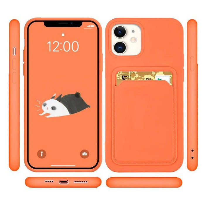 Card Case Silikon Portemonnaie Hülle mit Kartenhalter Dokumenten für Xiaomi Redmi 10X 4G / Xiaomi Redmi Note 9 weiß