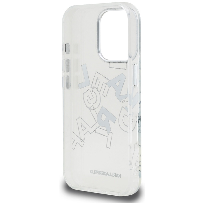 Etui Karl Lagerfeld IML Sketched Graphic do iPhone 16 Pro Max przezroczysty