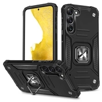 Wozinsky Ring Armor para Samsung Galaxy S23+ funda blindada soporte magnético anillo negro