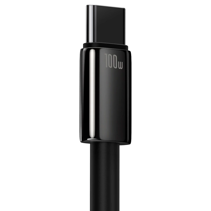 [RETURNED ITEM] Baseus Tungsten Gold kabel USB-A - USB-C 480Mb/s 100W 2m černý (CAWJ000101)