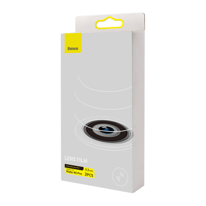 Baseus película de pantalla para cámara Huawei Mate 40 Pro 0.3mm (2pcs) transparente + kit de limpieza (SGQK000502)