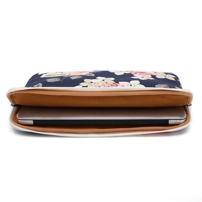 Pouzdro CANVASLIFE Pouzdro na Macbook Pro 15 Navy Rose Sleeve Case