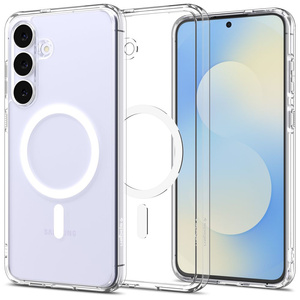 Spigen Ultra Hybrid Mag MagSafe GALAXY S25 FE TRANSPARENTE/BLANCO