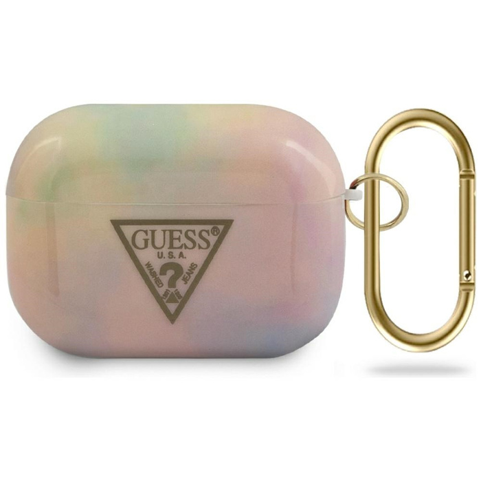 Pouzdro GUESS Apple Airpods Pro Cover Tie & Dye Collection GUACAPTPUMCGG01 Růžové pouzdro