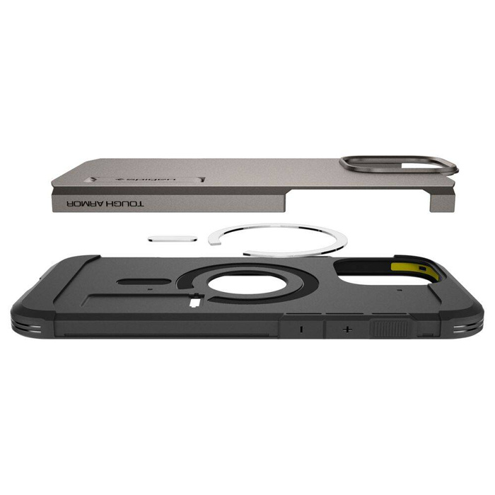 Coque Spigen Tough Armor Mag MagSafe IPhone 16 PRO GUNMETAL