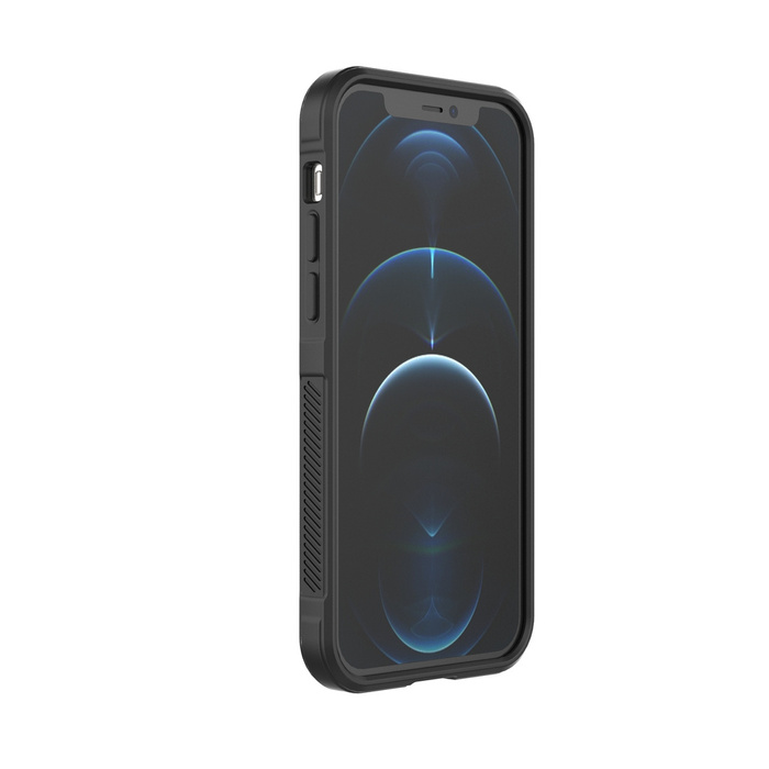 Elastické pancéřové pouzdro Magic Shield Case pro iPhone 12 Pro ve vínové barvě