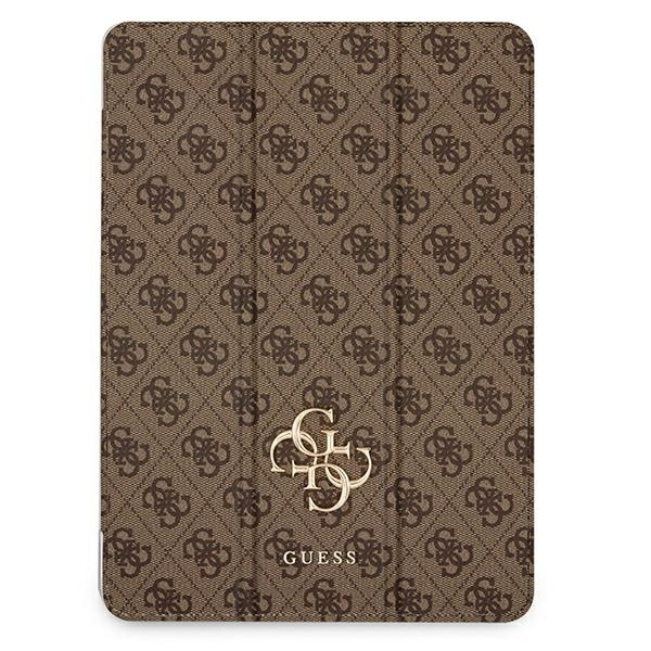 Case Guess GUIC12G4GFBR iPad 12.9" 2021 Book Cover brown/brown 4G Collection