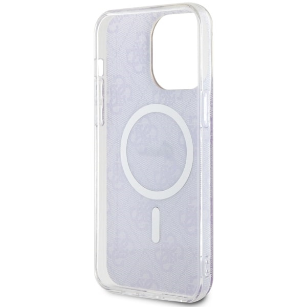 Hülle Guess GUHMP14XH4STU iPhone 14 Pro Max 6,7" lila/violett hartcase 4G MagSafe Case