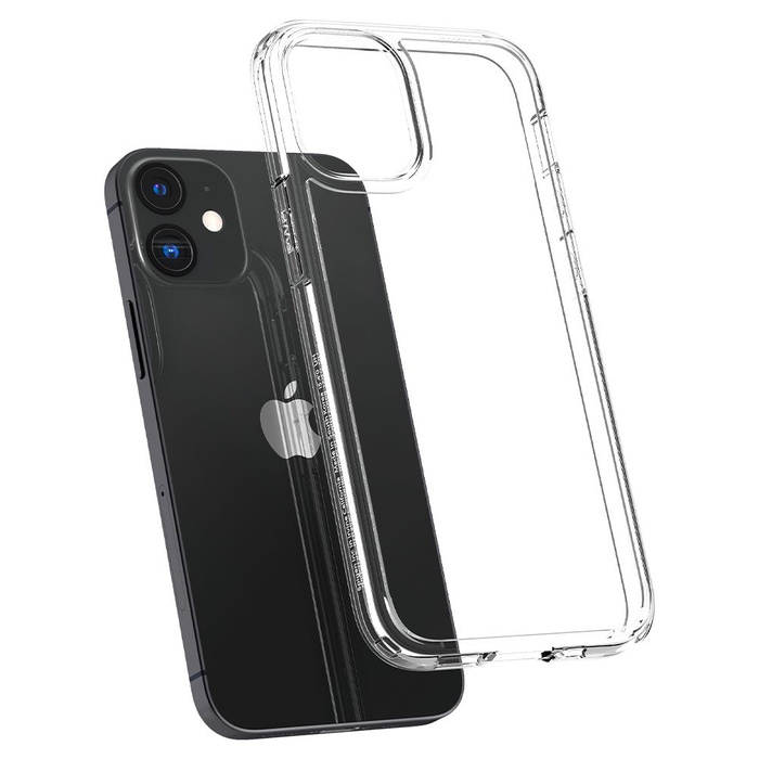 Telefontok SPIGEN Ultra Hybrid iPhone 12 Mini átlátszó tok