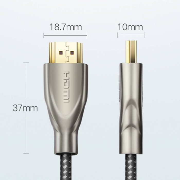 Câble Ugreen HDMI 2.0 4K 60Hz 1m gris (HD131)