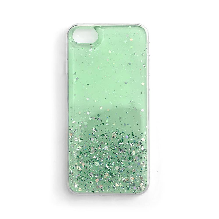 Třpytivý kryt Wozinsky Star Glitter pro iPhone 12 Pro Max zelený