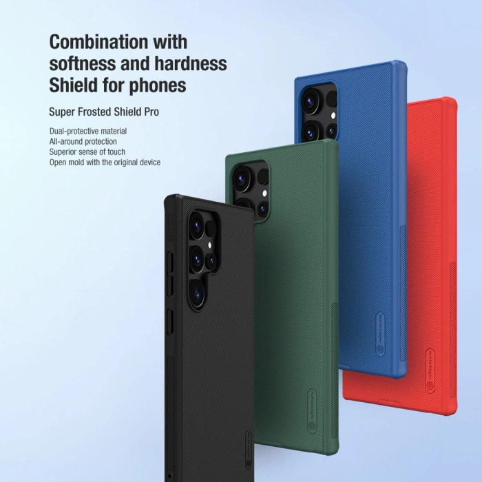 NILLKIN super frosted shield PRO SAMSUNG S24 ULTRA, BLUE / NIEBIESKI
