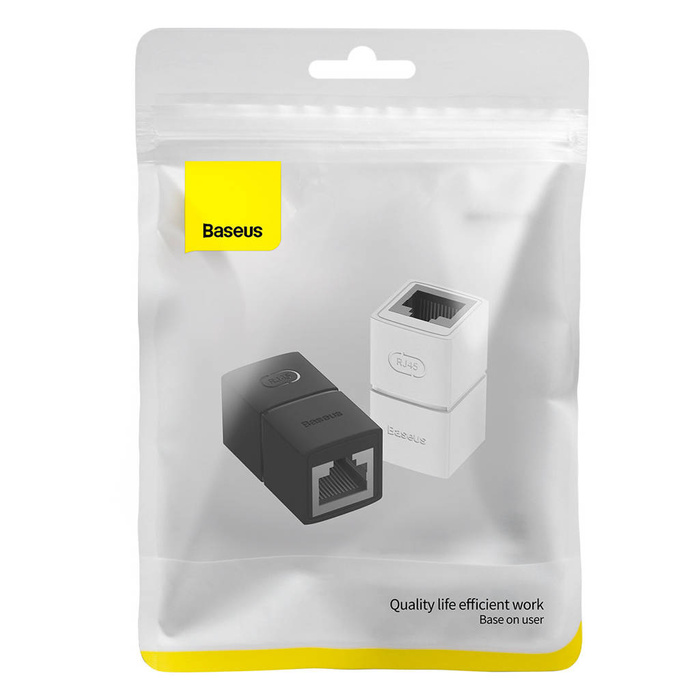 Connecteur réseau Baseus AirJoy Series RJ-45 connecteur de câble Ethernet 1 pcs - noir