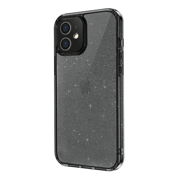 Uniq coque LifePro Tinsel iPhone 12 mini 5,4&quot; noir/fumée vapeur