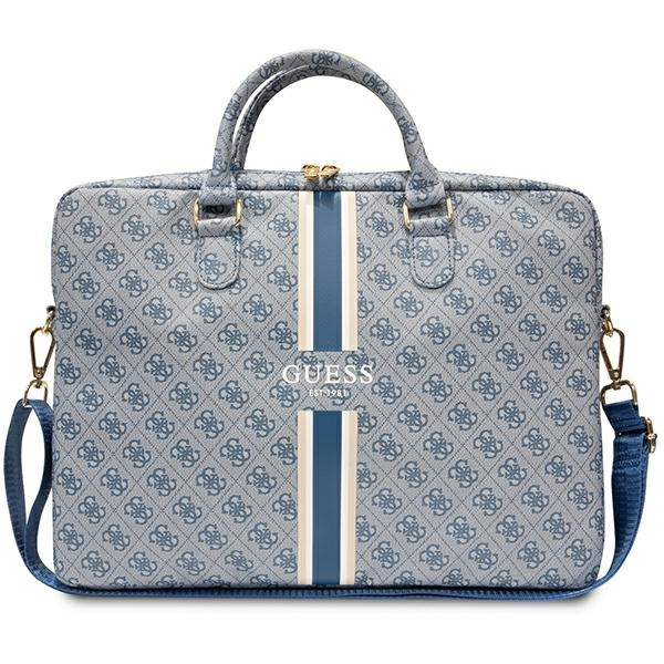 Bolso Guess GUCB15P4RPSB 16" azul/azul 4G Rayas estampadas