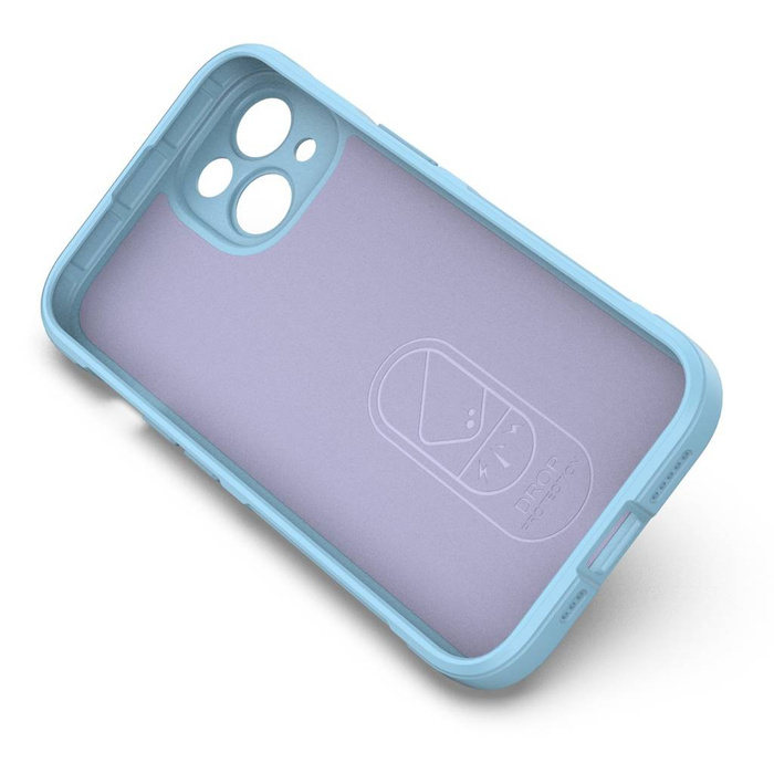 Magic Shield Case case for iPhone 14 flexible armored case light blue
