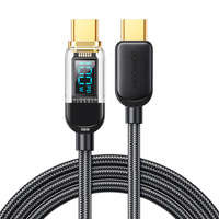 Joyroom USB C - Cable USB C 100W para carga rápida y transferencia de datos 1,2 m negro (S-CC100A4)