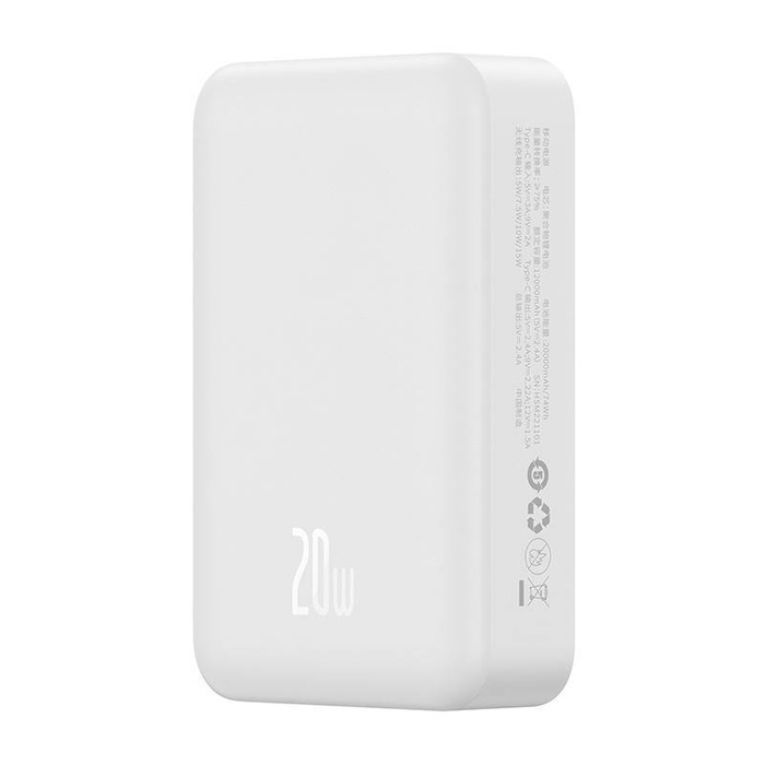 Powerbank Baseus Magnetic Mini 20000mAh 20W (white)