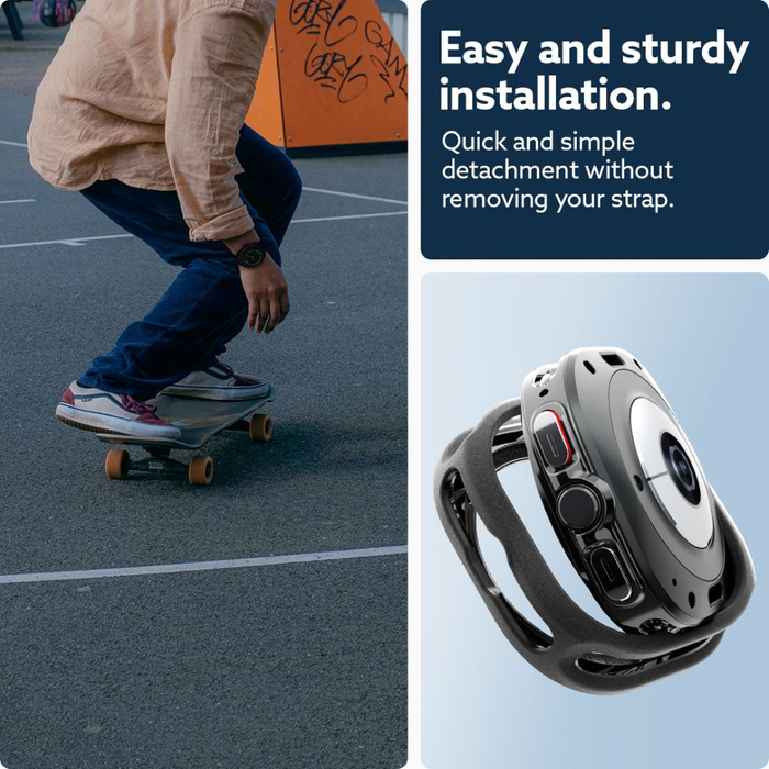 Caseology Galaxy Watch MATTE VOLTA SAMSUNG ULTRA (47 MM) NERO