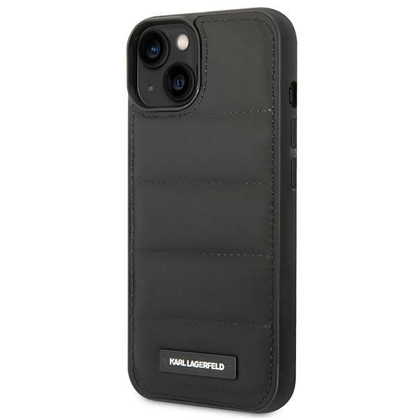 Karl Lagerfeld KLHCP14SPSQAK iPhone 14 6.1" hartcase schwarz/schwarz Puffy Elongated Logo