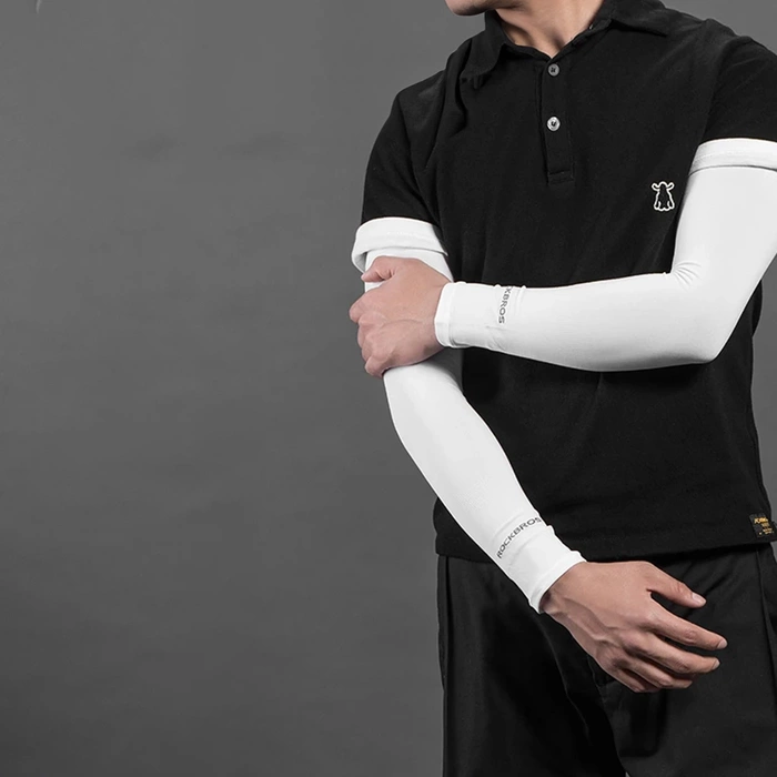 Rockbros XT9002W Fahrradärmel - weiß (2 Stk.)